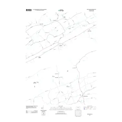 2013 Map of McClure, 2013 Print