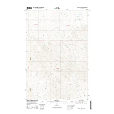 2014 Map of McClure Reservoir, 2014 Print