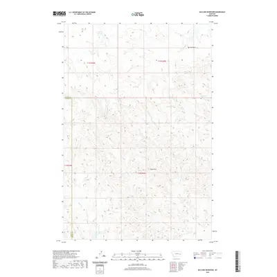 2020 Map of McClure Reservoir, 2020 Print