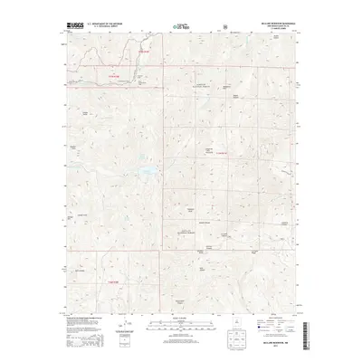 2013 Map of McClure Reservoir, 2013 Print