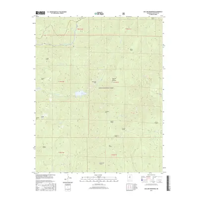 2017 Map of McClure Reservoir, 2017 Print