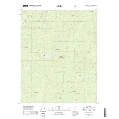 2020 Map of McClure Reservoir, 2020 Print