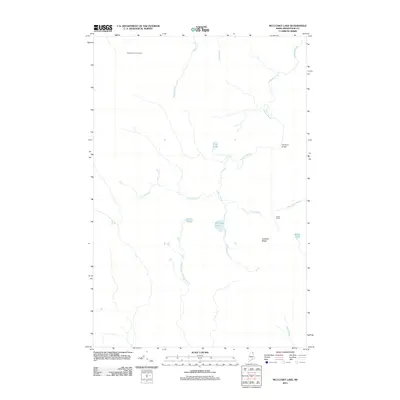 2011 Map of McClusky Lake, 2011 Print