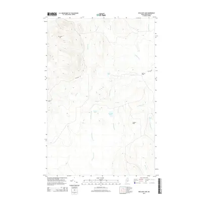 2014 Map of McClusky Lake, 2014 Print
