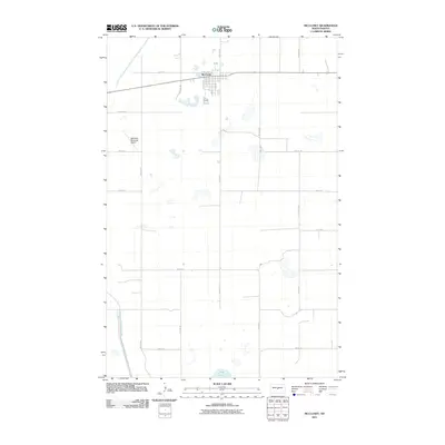 2011 Map of McClusky, 2011 Print