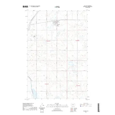 2020 Map of McClusky, 2020 Print