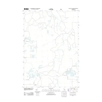 2012 Map of McCollum Lake, 2012 Print