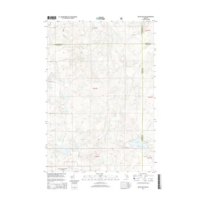2014 Map of McCollum Lake, 2014 Print