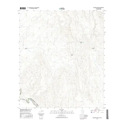2016 Map of McComb Canyon, 2016 Print