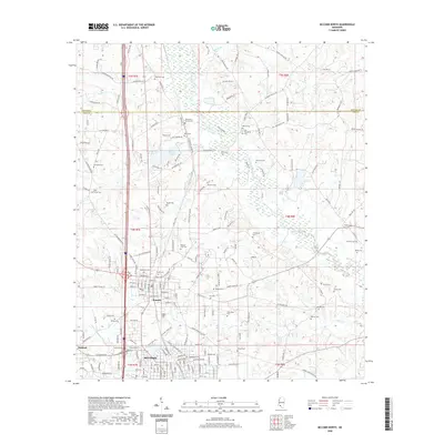 2020 Map of McComb North, 2020 Print