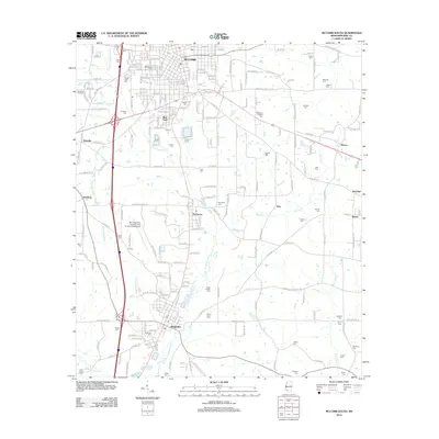 2012 Map of McComb South, 2012 Print