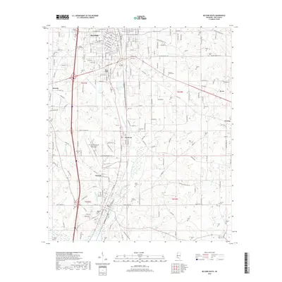 2018 Map of McComb South, 2018 Print