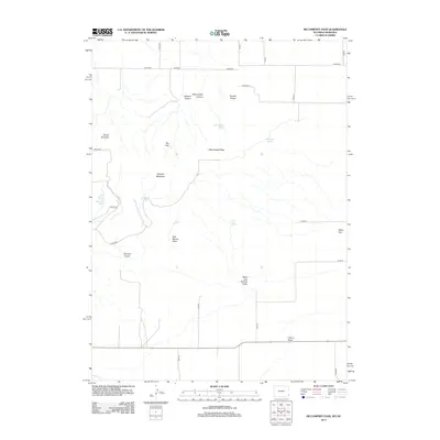 2012 Map of McCompsey Pass, 2012 Print