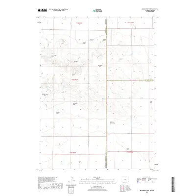 2018 Map of McCompsey Pass, 2018 Print