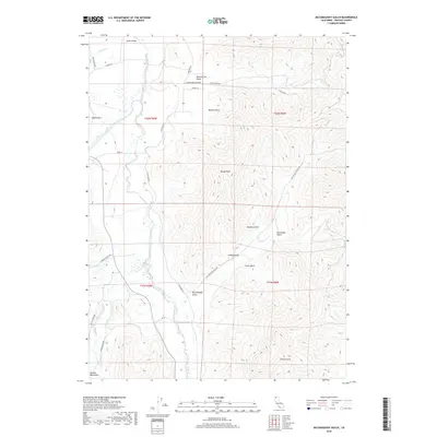2018 Map of McConaughy Gulch, 2018 Print