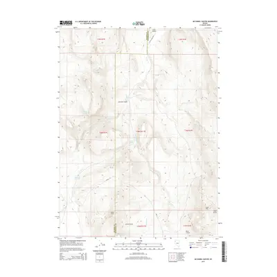 2015 Map of McConnel Canyon, 2015 Print