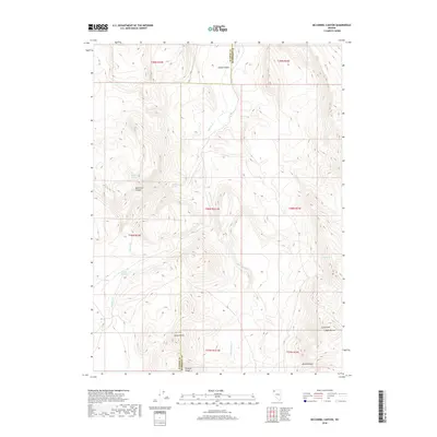 2018 Map of McConnel Canyon, 2018 Print