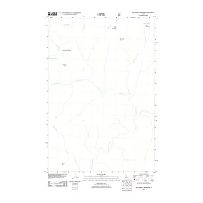 2011 Map of McConnell Mountain, 2011 Print