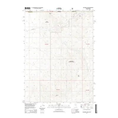2015 Map of McConnell Peak, 2015 Print