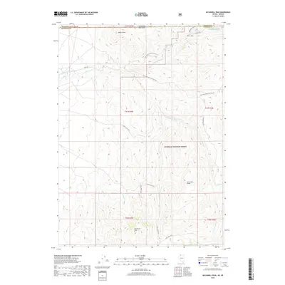 2018 Map of McConnell Peak, 2018 Print