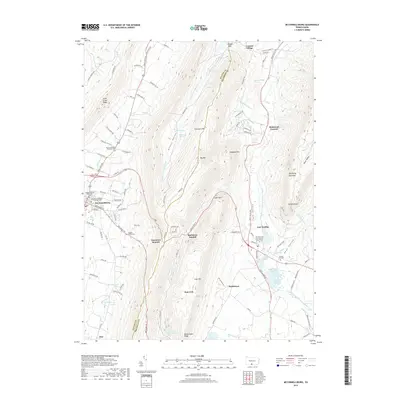 2019 Map of McConnellsburg, 2019 Print