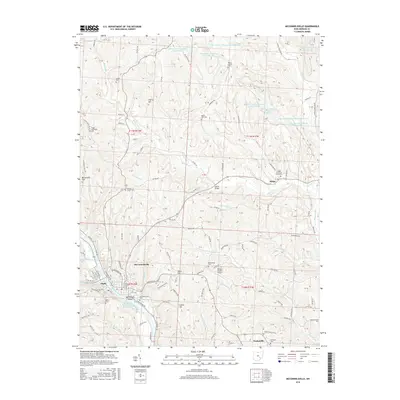 2016 Map of McConnelsville, 2016 Print