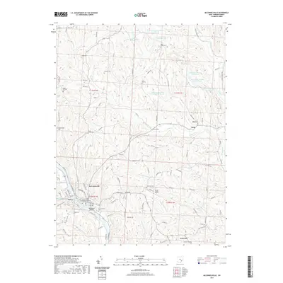 2019 Map of McConnelsville, 2019 Print