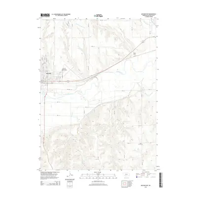 2014 Map of McCook East, 2014 Print