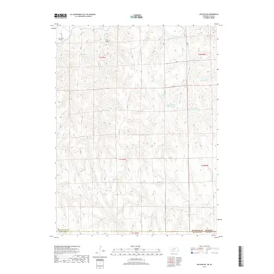 2017 Map of McCook SW, 2017 Print