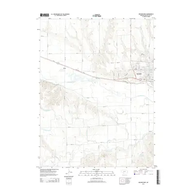 2014 Map of McCook West, 2014 Print