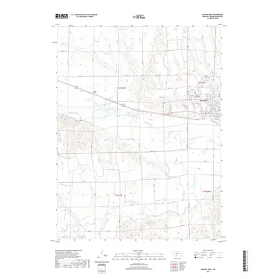 2017 Map of McCook West, 2017 Print
