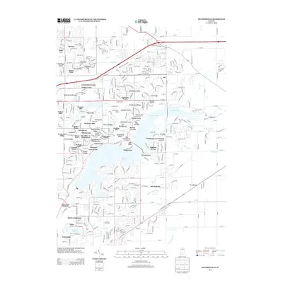 2013 Map of McCordsville, 2013 Print