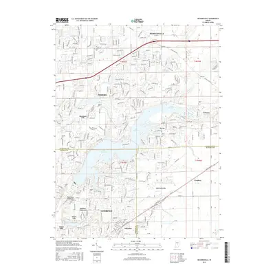 2016 Map of McCordsville, 2016 Print