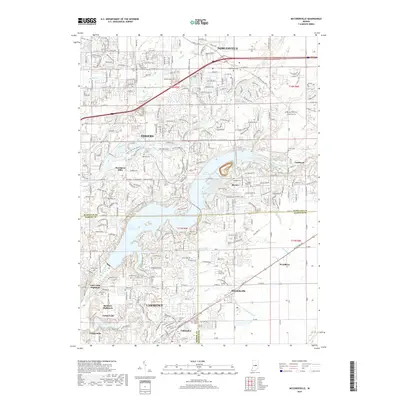 2019 Map of McCordsville, 2019 Print