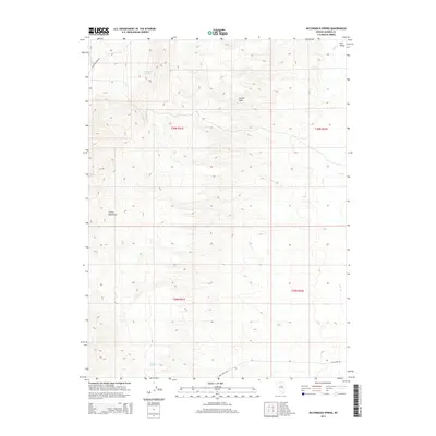 2014 Map of McCormack Spring, 2014 Print