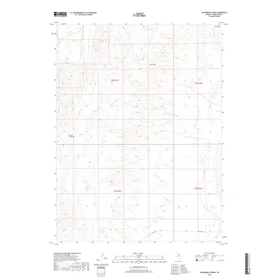 2018 Map of McCormack Spring, 2018 Print