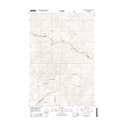 2014 Map of McCormick Peak, 2014 Print
