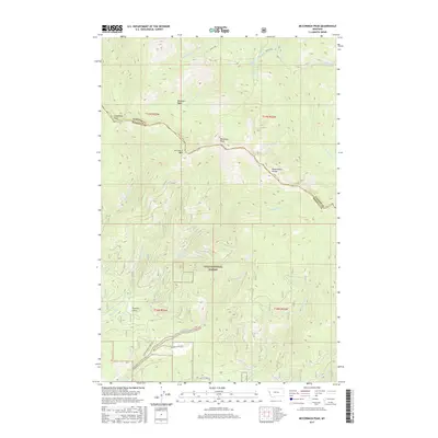 2017 Map of McCormick Peak, 2017 Print