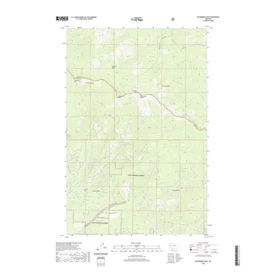 2020 Map of McCormick Peak, 2020 Print