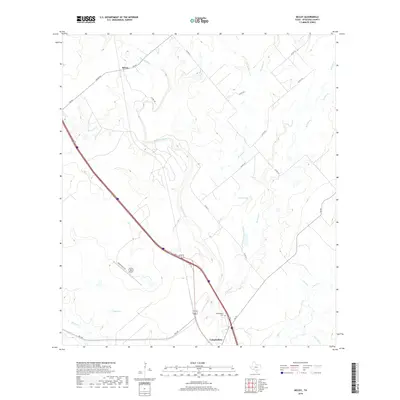 2019 Map of McCoy, 2019 Print