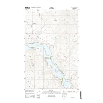 2014 Map of McCoy Lake, 2014 Print