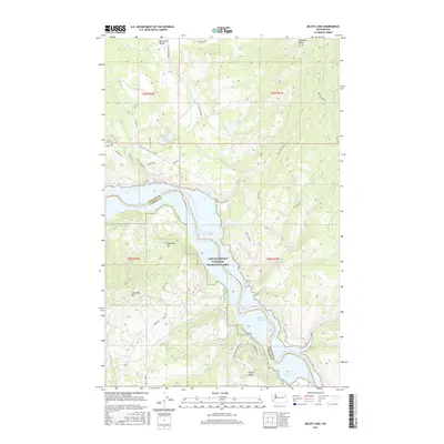 2017 Map of McCoy Lake, 2017 Print
