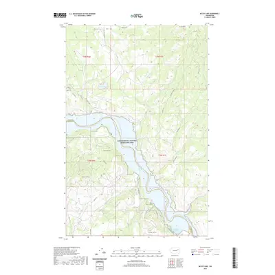 2020 Map of McCoy Lake, 2020 Print