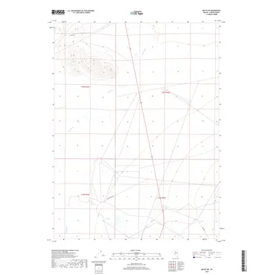 2018 Map of McCoy NE, 2018 Print
