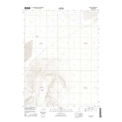 2014 Map of McCoy NW, 2014 Print
