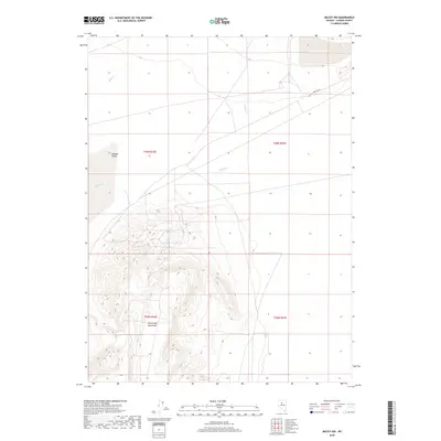 2018 Map of McCoy NW, 2018 Print