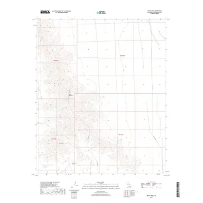 2018 Map of McCoy Peak, 2018 Print