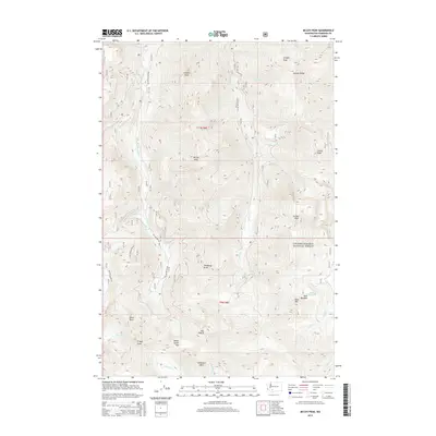2014 Map of McCoy Peak, 2014 Print
