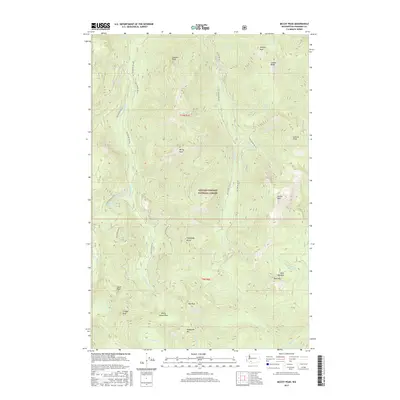 2017 Map of McCoy Peak, 2017 Print