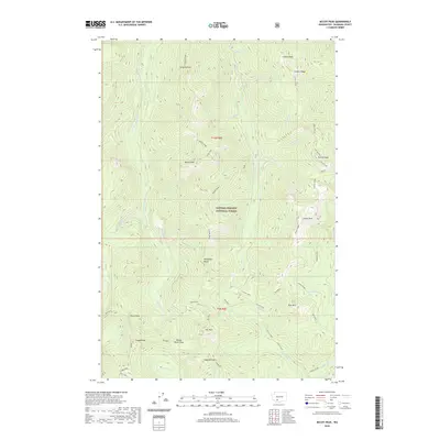 2020 Map of McCoy Peak, 2020 Print